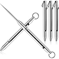 3 Piezas Palillos de Dientes de Titanio Portátiles Palillo de Dientes de Bolsillo de Diseño Integrado Soporte de Palillo…
